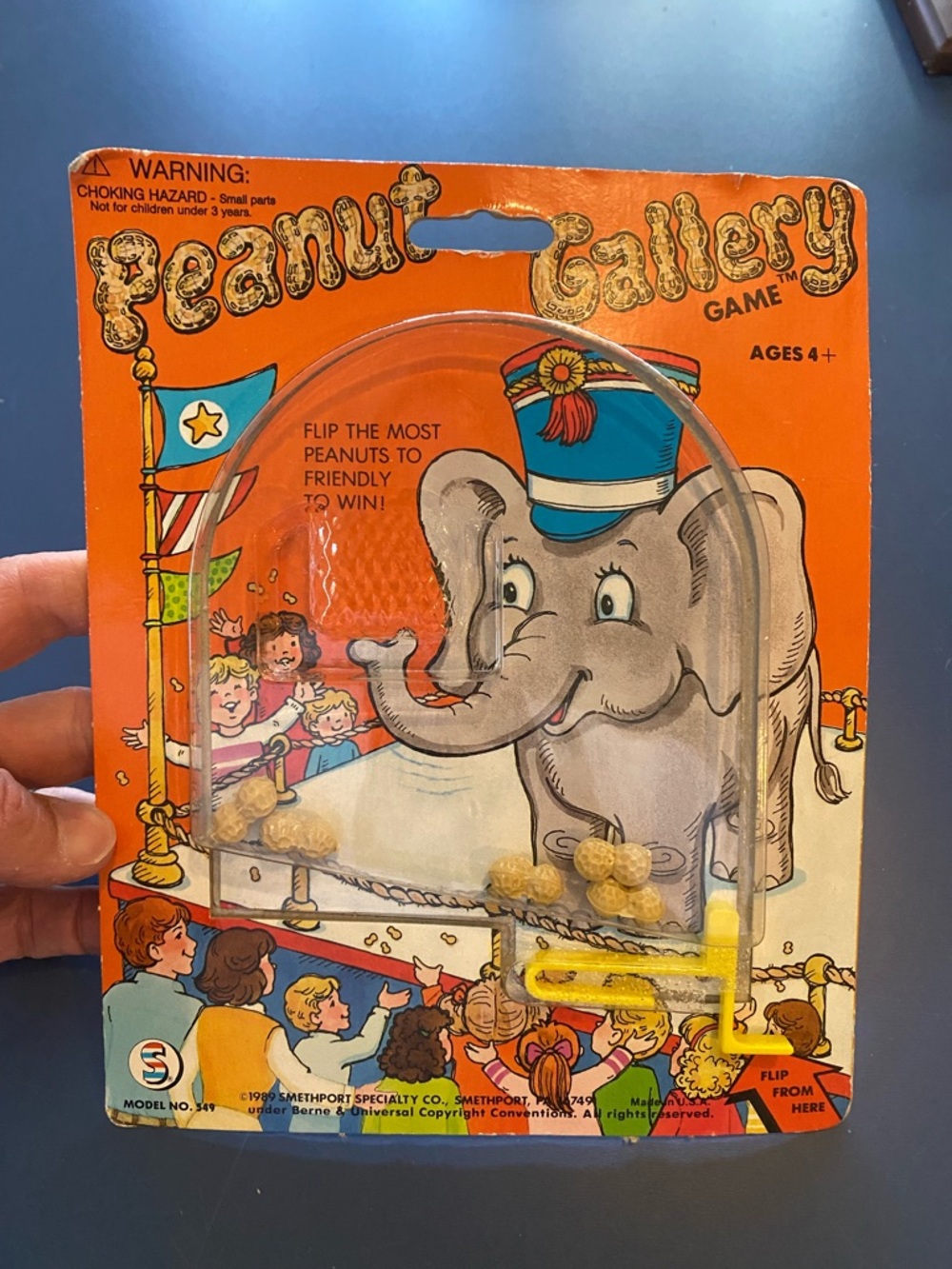 Vintage 1989 Peanut Gallery Game Smethport Specialty Co.